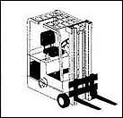 3-Wheel Electric Forklift